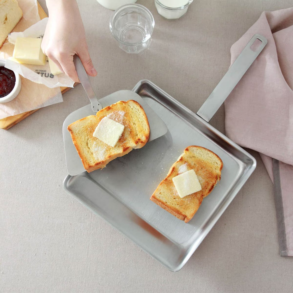 Cookever Premium Stainless Steel Multi-Rectangle Pan - Versatile Induction Griddle