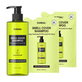 KUNDAL Smell Cover Shampoo Set (400ml + 380ml x 2) - Lime Basil & Mandarin Scalp Care