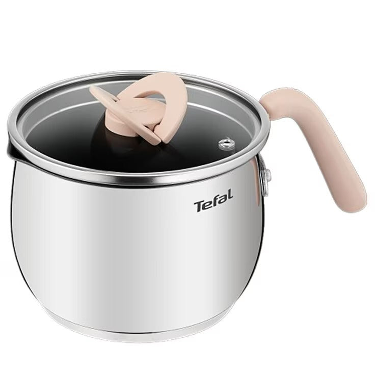 Tefal Opti-Space Stainless Steel Multi-Pot (16cm) - Stackable & Versatile Small Pot