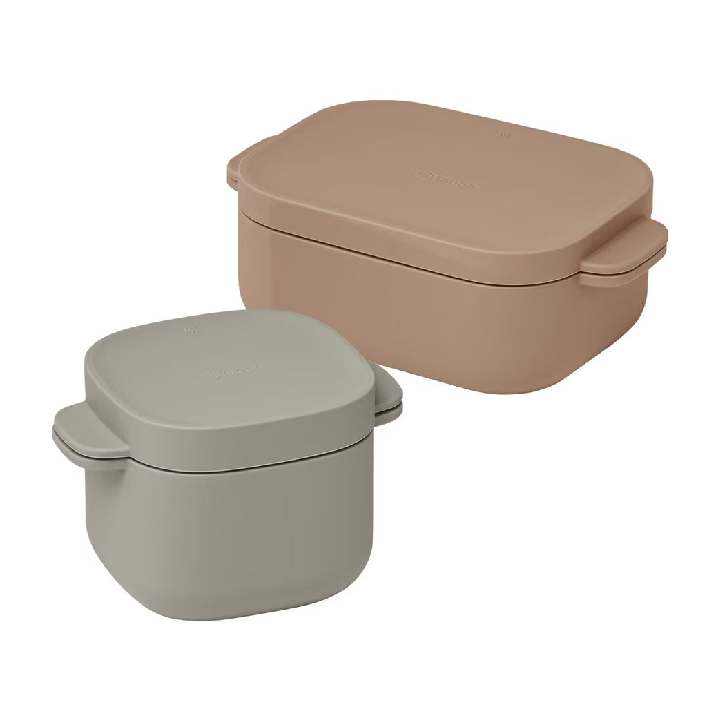 Sillymann Premium Silicone Multi-Steamer (2-Pack) - Eco-Friendly & Microwave Safe