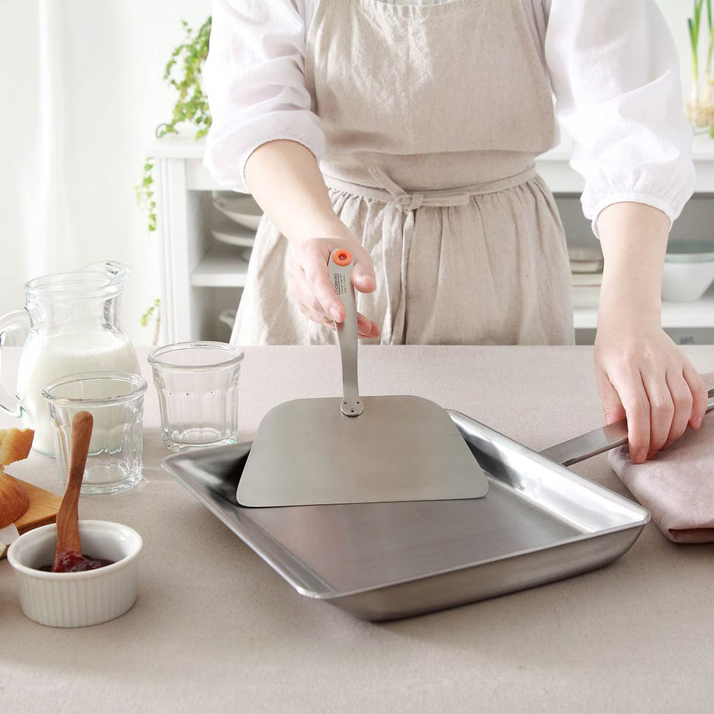Cookever Premium Stainless Steel Multi-Rectangle Pan - Versatile Induction Griddle