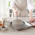 Cookever Premium Stainless Steel Multi-Rectangle Pan - Versatile Induction Griddle