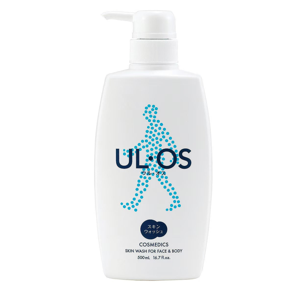UL·OS Skin Wash for Men (500ml x 2-Pack) - All-in-One Face & Body Cleanser