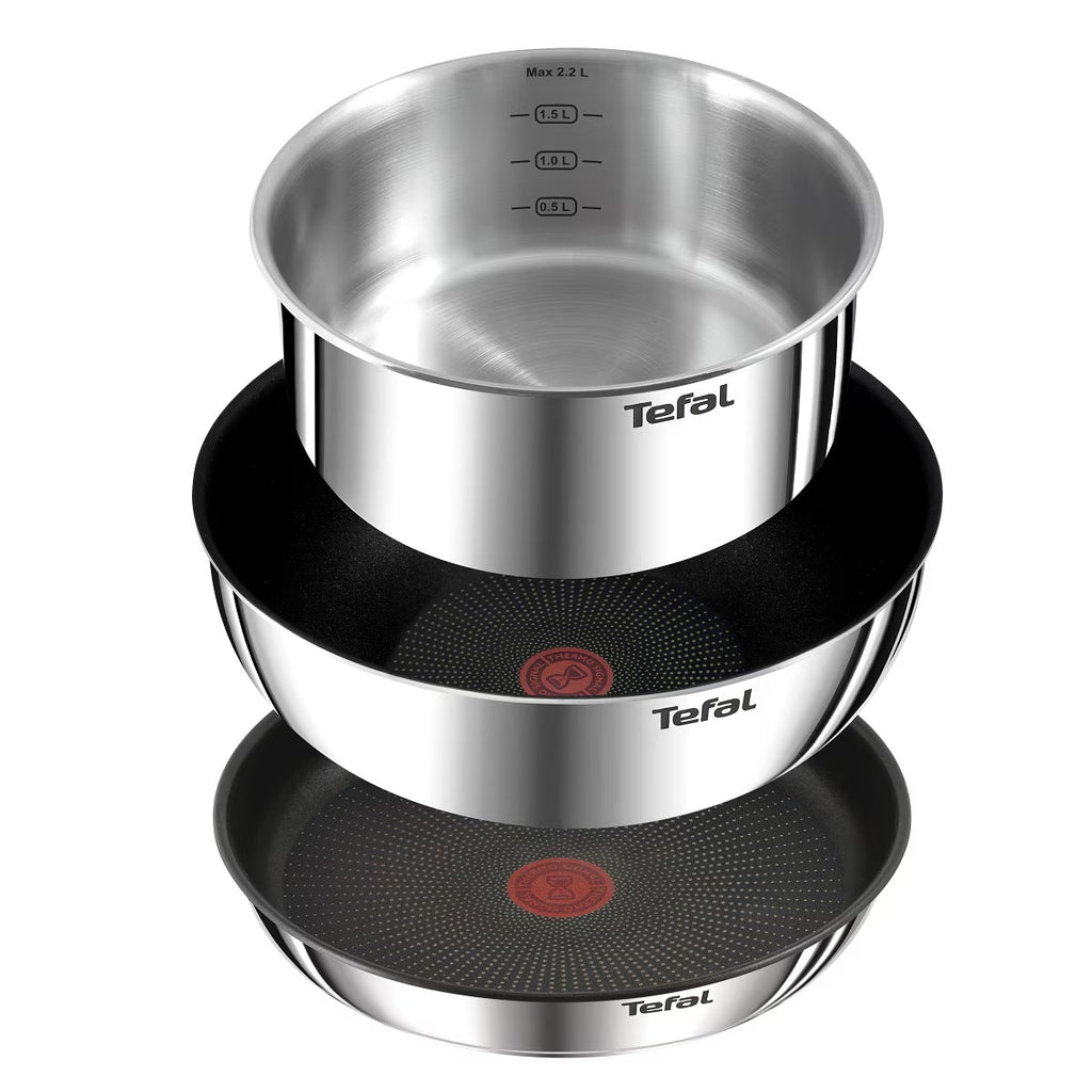 Tefal Effective Magic Hands 6-Piece Cookware Set - Space-Saving & Versatile