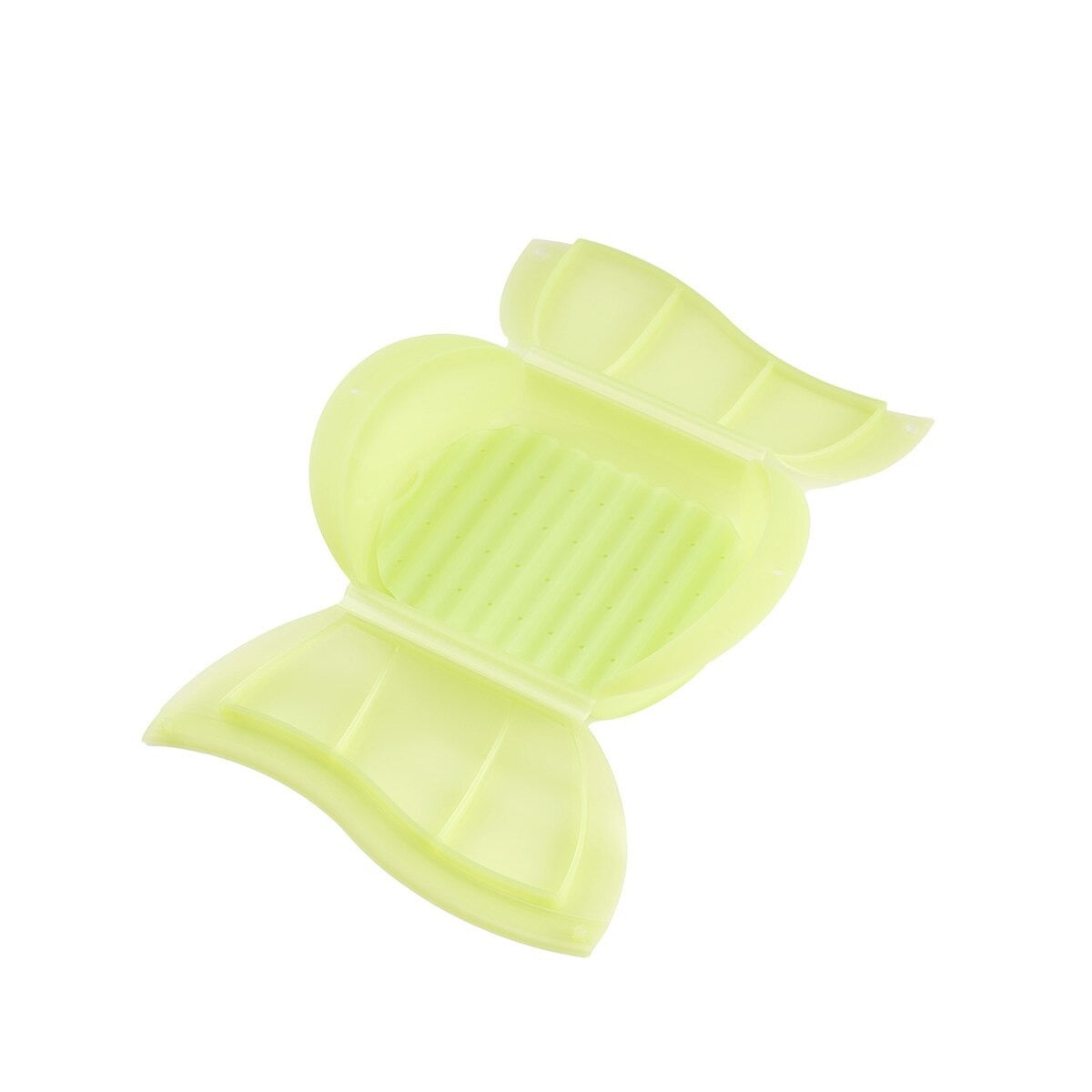 Sillymann Premium Silicone Steamer with Removable Tray (Green) - Healthy Microwave Cooking