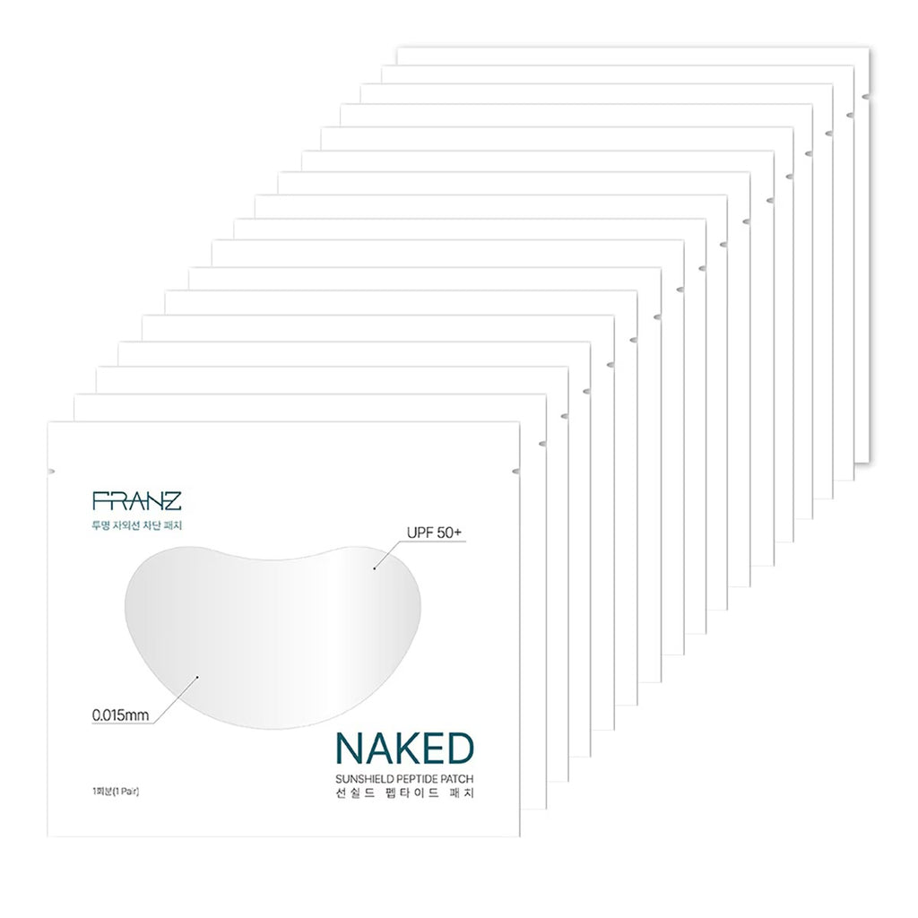 Franz Sun Shield Peptide Sun Patch (18 Pairs) - Ultra-Thin Invisible UV Protection & Skin Vitalizing