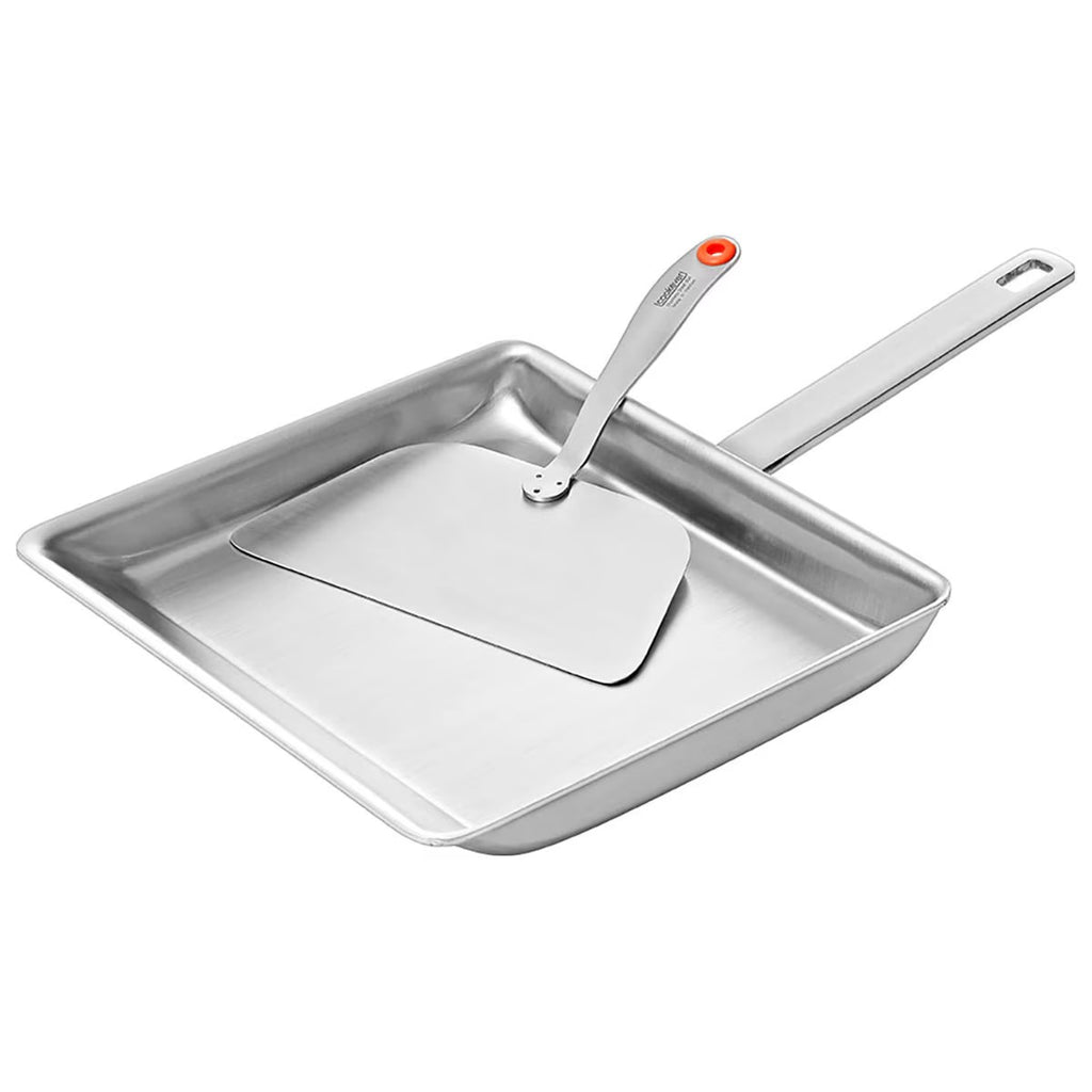 Cookever Premium Stainless Steel Multi-Rectangle Pan - Versatile Induction Griddle