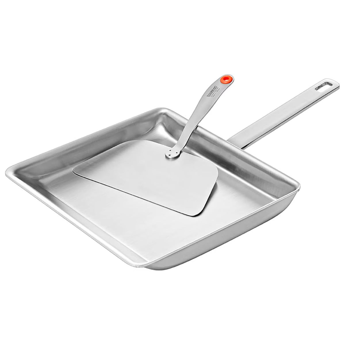 Cookever Premium Stainless Steel Multi-Rectangle Pan - Versatile Induction Griddle