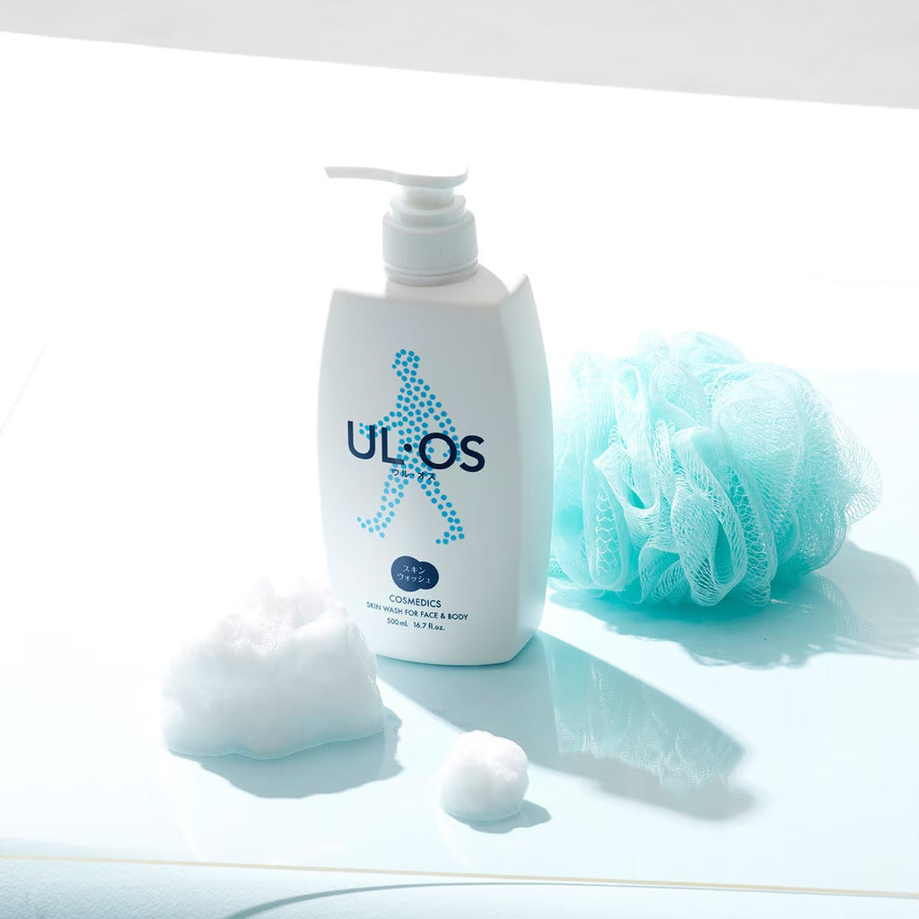 UL·OS Skin Wash for Men (500ml x 2-Pack) - All-in-One Face & Body Cleanser