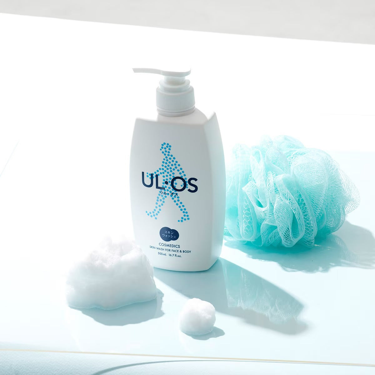 UL·OS Skin Wash for Men (500ml x 2-Pack) - All-in-One Face & Body Cleanser