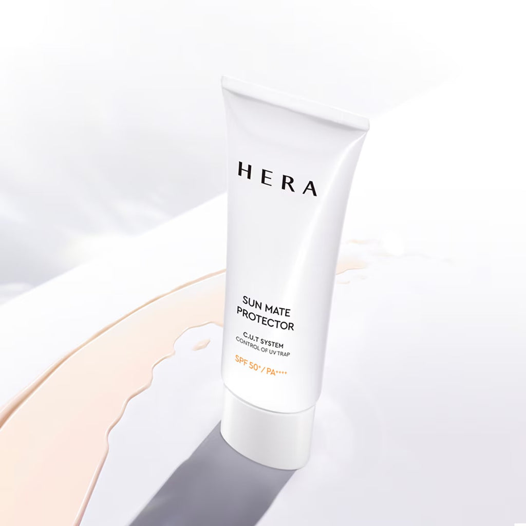 HERA Sun Mate Protector SPF50+ PA+++ (50ml x 2-Pack) - Anti-Pollution & Skin-Glow Sunscreen