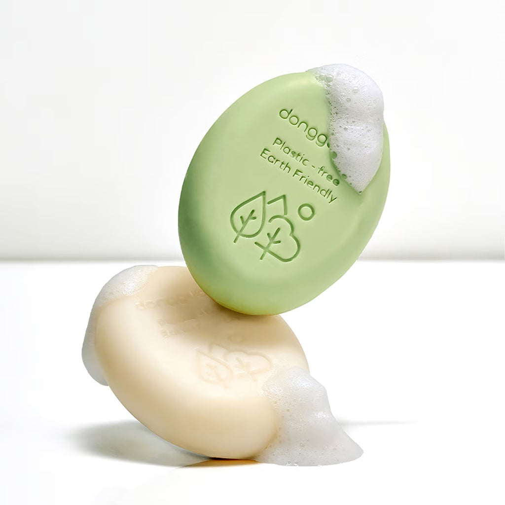 Donggubat Zero-Waste Shampoo & Treatment Bar Set (100g x 4) - Plastic-Free Vegan Hair Care