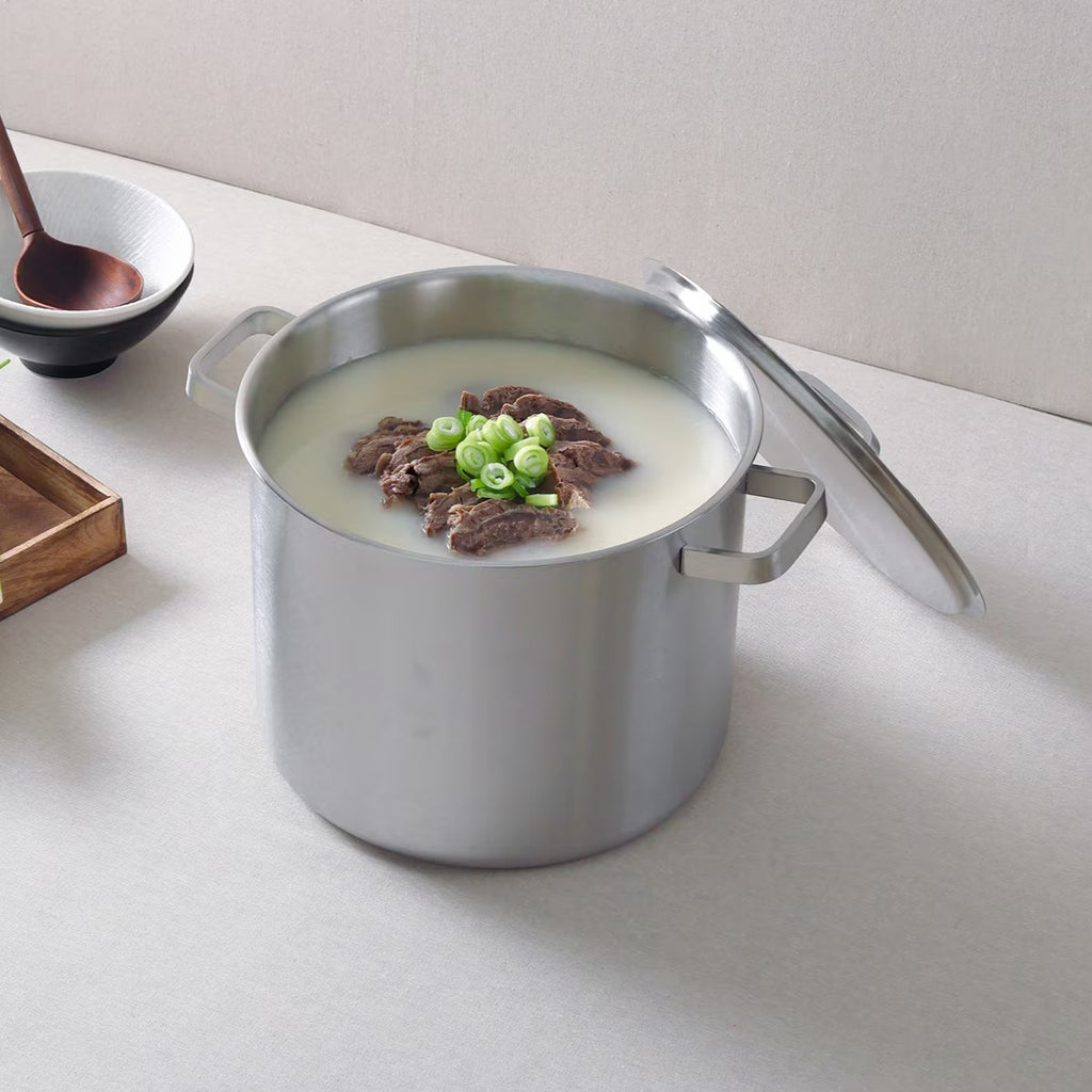 Cookever 5-Ply Heavy-Duty Stainless Steel Stock Pot (13 Liters) - Large Capacity