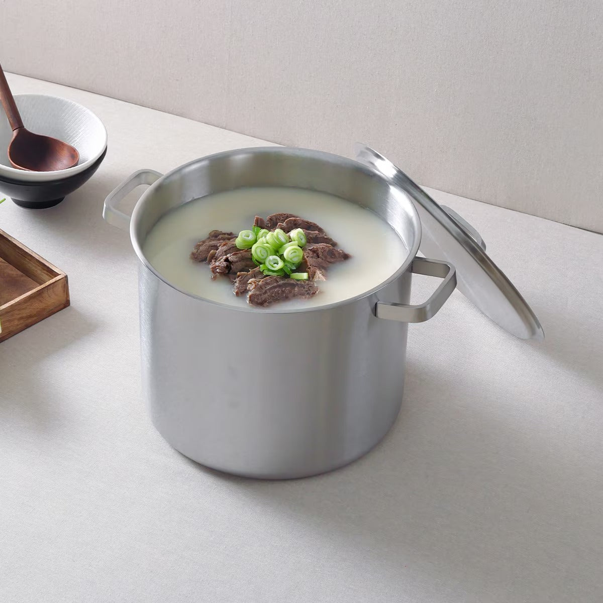Cookever 5-Ply Heavy-Duty Stainless Steel Stock Pot (13 Liters) - Large Capacity