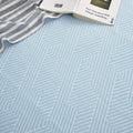 April At Home Premium Cooling 3-Layer Mesh Pad (Single) - Ice Blue